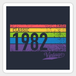 Classic 1982 Vintage - Perfect Birthday Gift Magnet